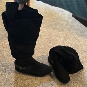 Aldo tall black boots. Size 9